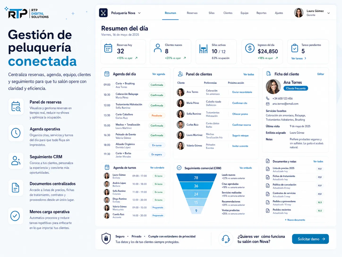 Gestión integrada para comercios y peluquerías en Navarra